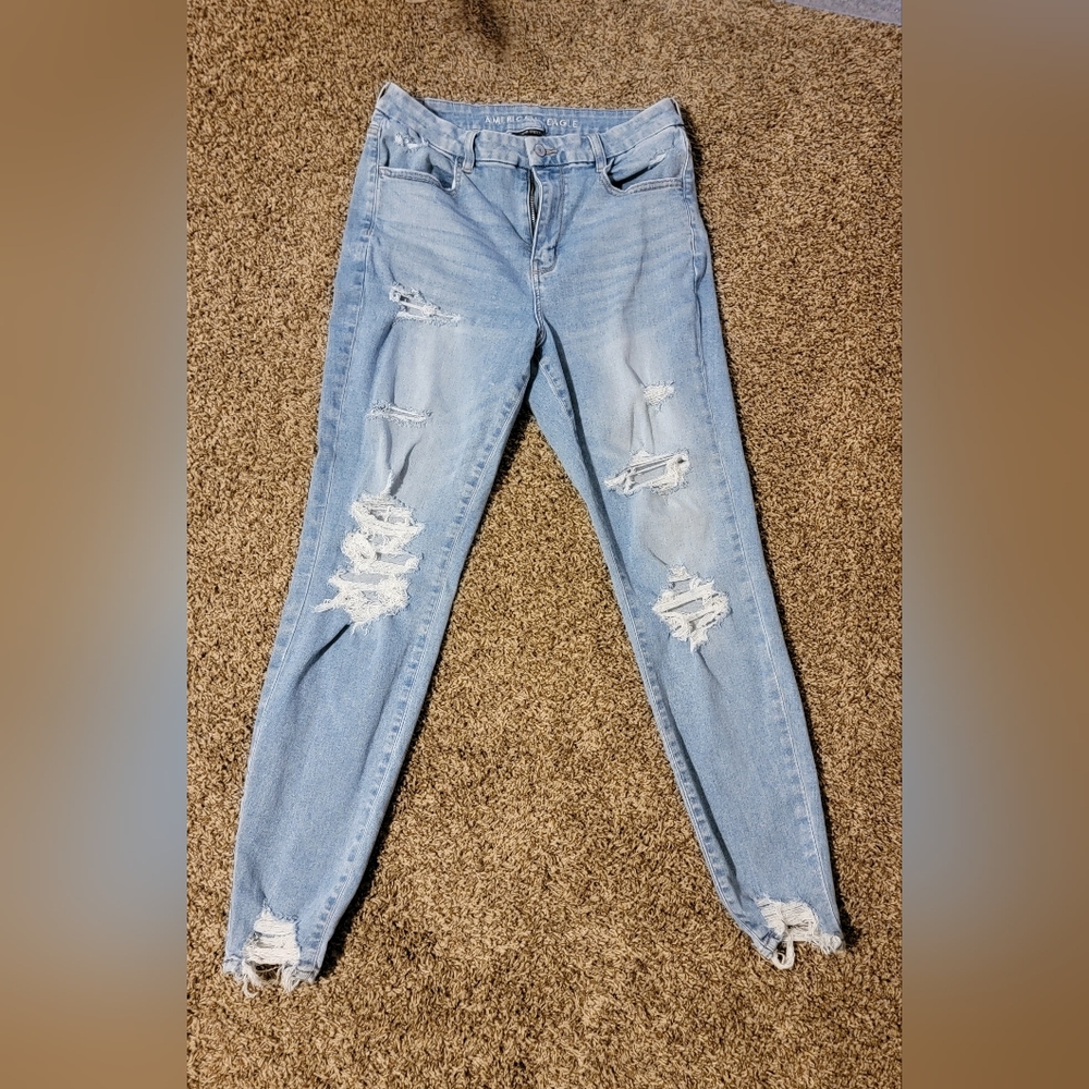 American Eagle High Rise Curvy Jeans Size 12